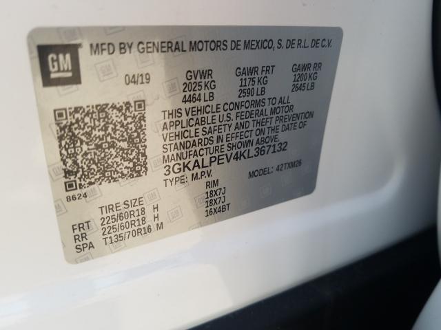 2019 GMC TERRAIN 3GKALPEV4KL367132