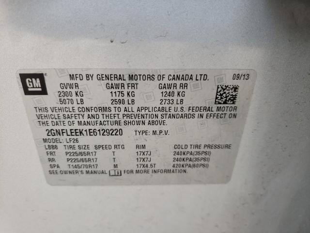 2014 CHEVROLET EQUINOX LS 2GNFLEEK1E6129220