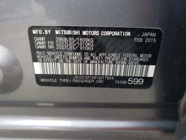 2015 MITSUBISHI LANCER ES JA32U2FU5FU017654