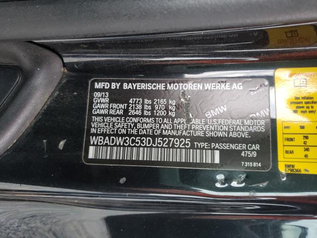 2013 BMW 328 I WBADW3C53DJ527925