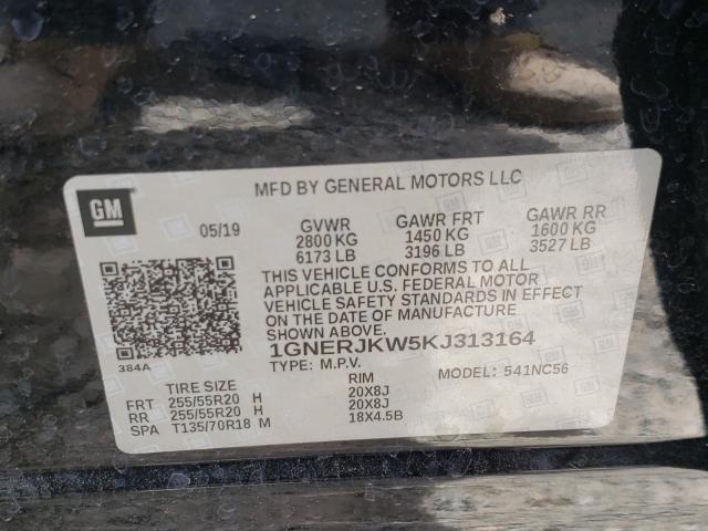 2019 CHEVROLET TRAVERSE R 1GNERJKW5KJ313164