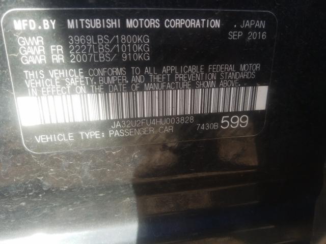 2017 MITSUBISHI LANCER ES JA32U2FU4HU003828