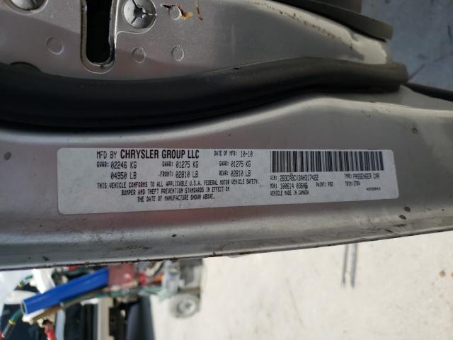 2010 DODGE CHARGER RA 2B3CA9CV3AH317422