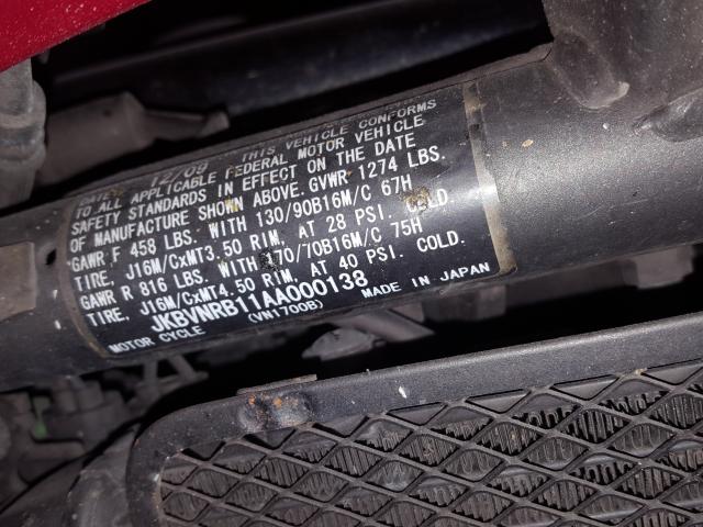2010 KAWASAKI VN1700 B JKBVNRB11AA000138