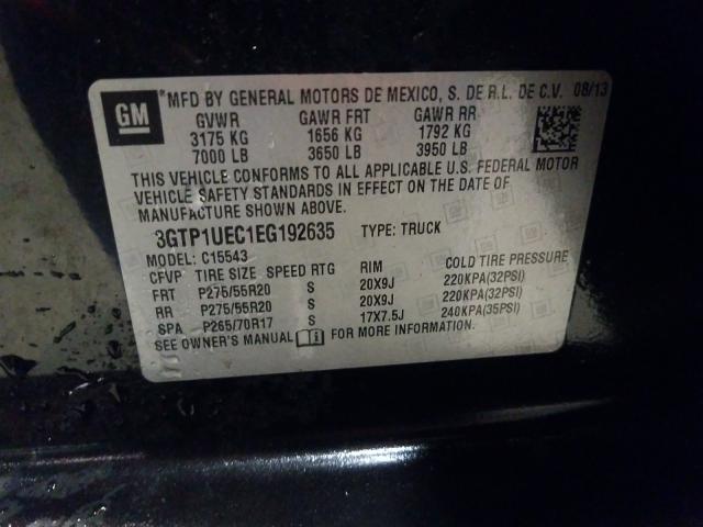 2014 GMC SIERRA C15 3GTP1UEC1EG192635