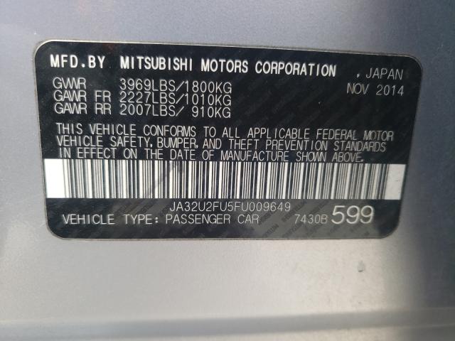 2015 MITSUBISHI LANCER ES JA32U2FU5FU009649