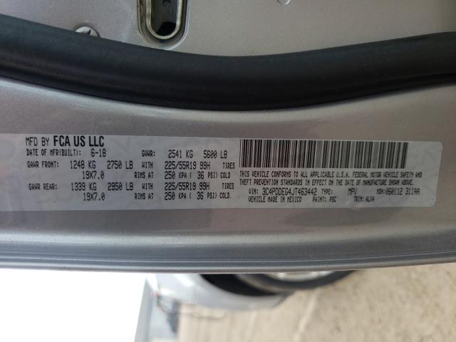 2018 DODGE JOURNEY GT 3C4PDDEG4JT463442