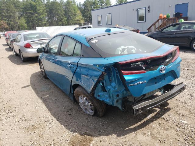 2021 TOYOTA PRIUS PRIM JTDKAMFP2M3173234