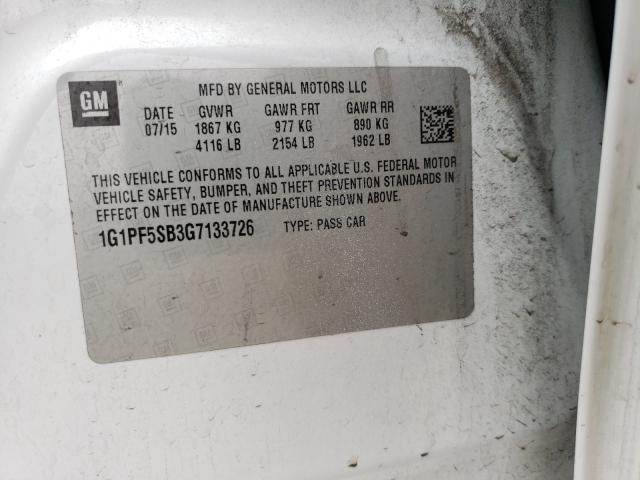 2016 CHEVROLET CRUZE LIMI 1G1PF5SB3G7133726