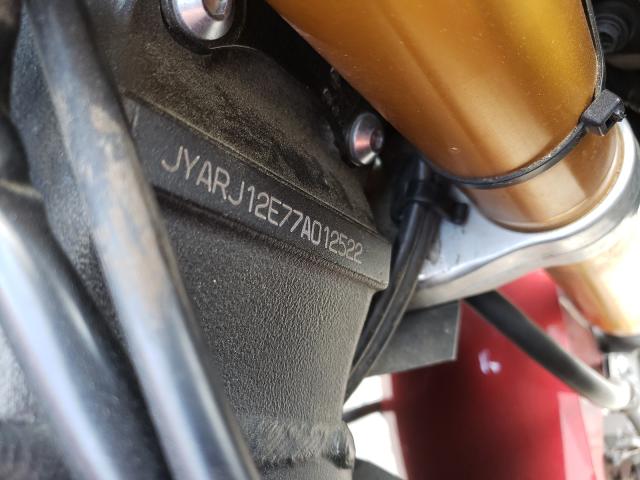 2007 YAMAHA YZFR6 L JYARJ12E77A012522