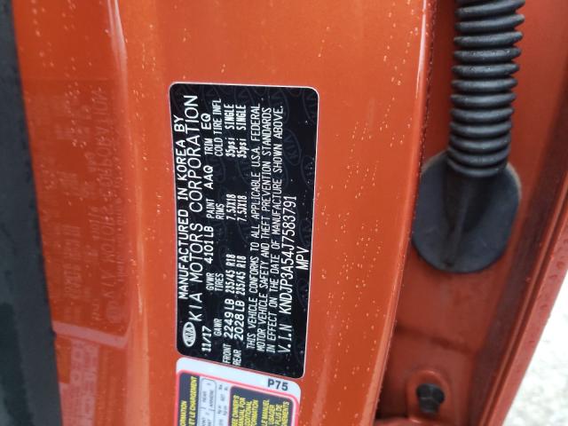 2018 KIA SOUL + KNDJP3A54J7583791