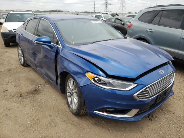 Lot #2486812883 2017 FORD FUSION SE salvage car