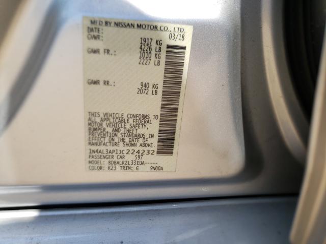 2018 NISSAN ALTIMA 2.5 1N4AL3AP1JC224232