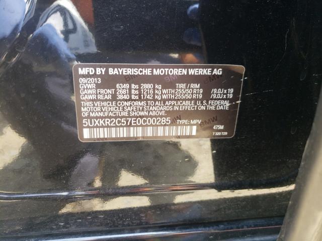2014 BMW X5 SDRIVE3 5UXKR2C57E0C00285