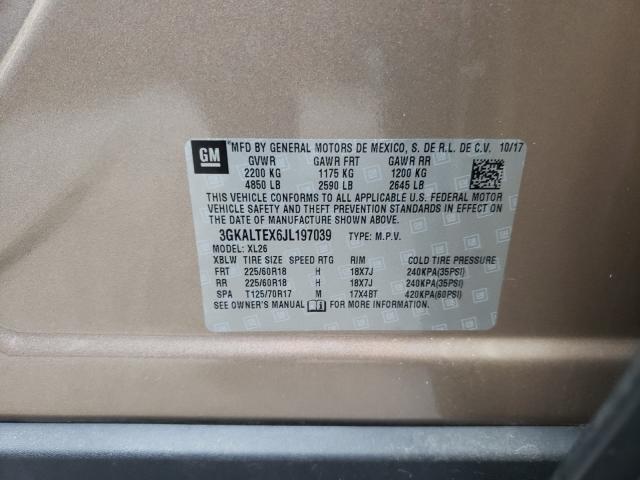 2018 GMC TERRAIN SL 3GKALTEX6JL197039