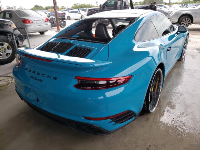 VIN WP0AD2A96KS140370 2019 Porsche 911, Turbo no.4