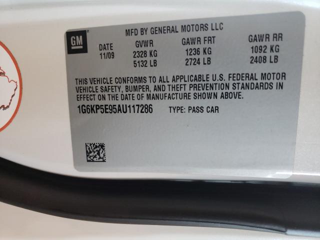 2010 CADILLAC DTS PLATIN 1G6KP5E95AU117286