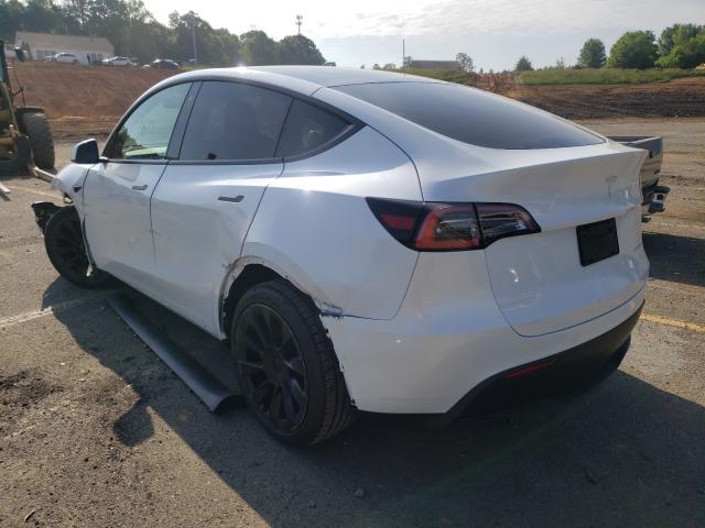2021 TESLA MODEL Y 5YJYGDEE7MF078874