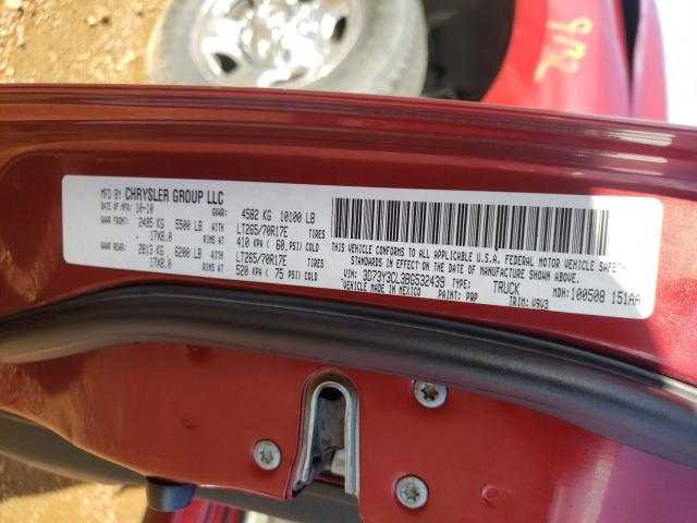 2011 DODGE RAM 3500 3D73Y3CL3BG532439