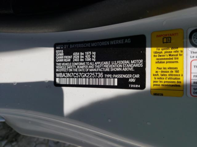 2016 BMW 428 I WBA3N7C57GK225736