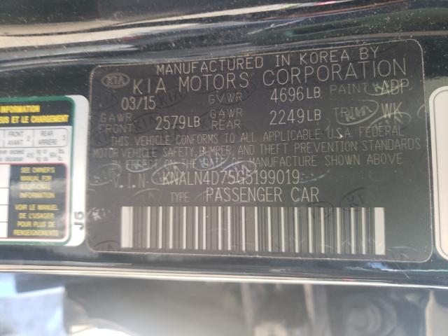 2016 KIA CADENZA LU KNALN4D75G5199019