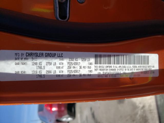 2011 DODGE JOURNEY EX 3D4PG4FB1BT536815
