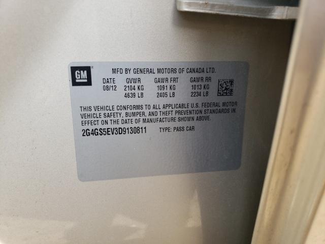 2013 BUICK REGAL PREM 2G4GS5EV3D9130811