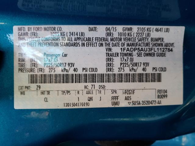 2015 FORD C-MAX SE 1FADP5AU3FL112784