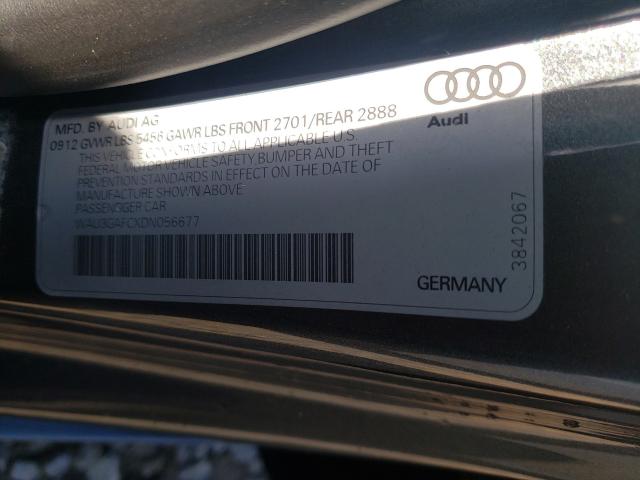 2013 AUDI A7 PRESTIG WAU3GAFCXDN056677