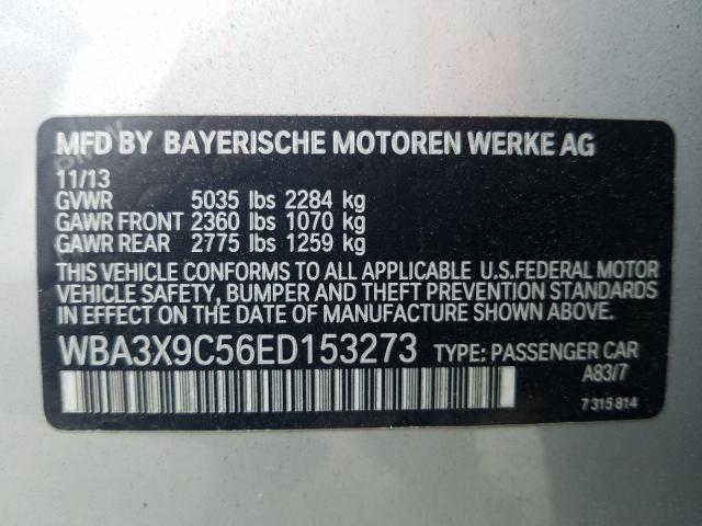 2014 BMW 335 XIGT WBA3X9C56ED153273