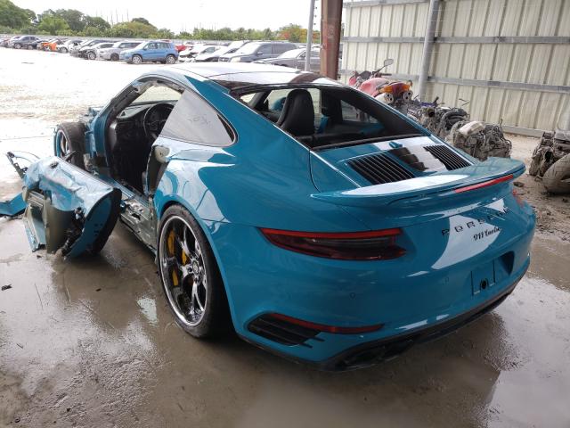 VIN WP0AD2A96KS140370 2019 Porsche 911, Turbo no.3