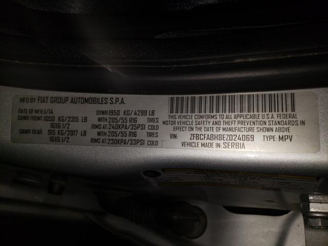 2014 FIAT 500L EASY ZFBCFABH8EZ024069