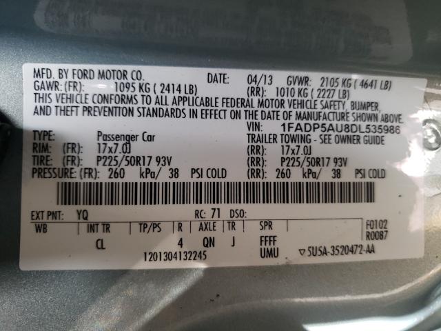 2013 FORD C-MAX SE 1FADP5AU8DL535986