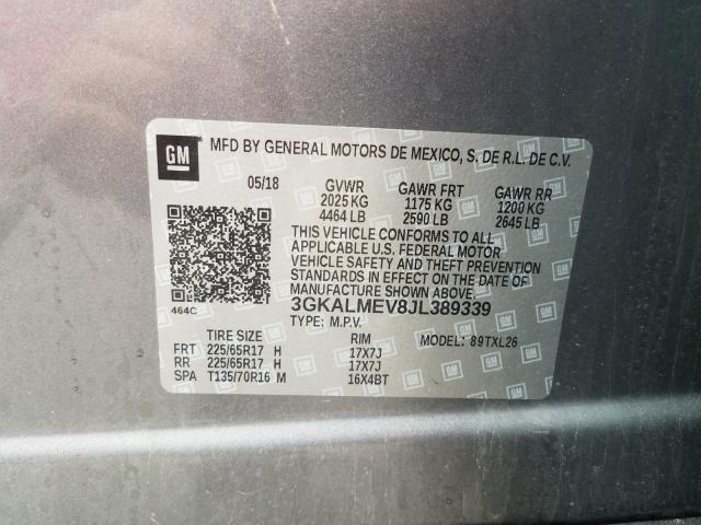 2018 GMC TERRAIN 3GKALMEV8JL389339