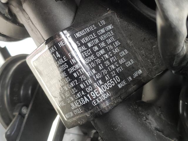 2014 KAWASAKI EX300 A JKAEX8A19EA005510