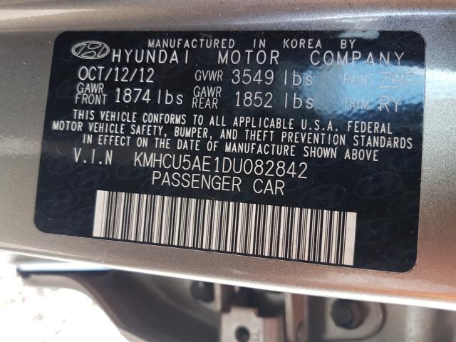 2013 HYUNDAI ACCENT GLS KMHCU5AE1DU082842