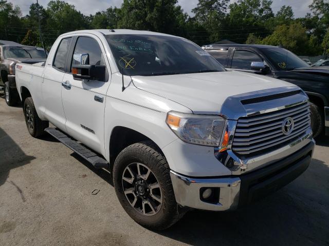 Salvage trucks for sale at Savannah, GA auction: 2015 Toyota Tundra DOU