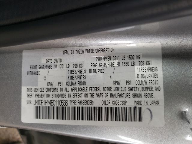 2011 MAZDA MAZDA2 JM1DE1HY4B0110538