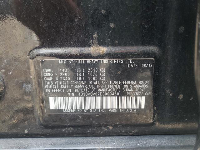 2014 SUBARU LEGACY 2.5 4S3BMCM67E3003450