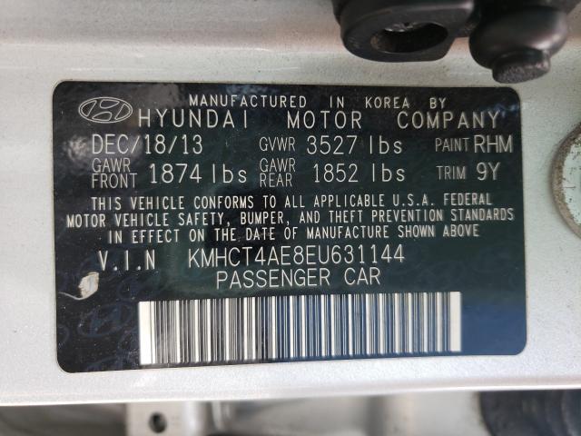 2014 HYUNDAI ACCENT GLS KMHCT4AE8EU631144