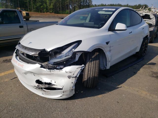 2021 TESLA MODEL Y 5YJYGDEE7MF078874