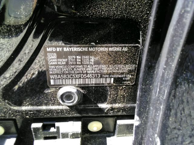 2015 BMW 535 XI WBA5B3C5XFD546313