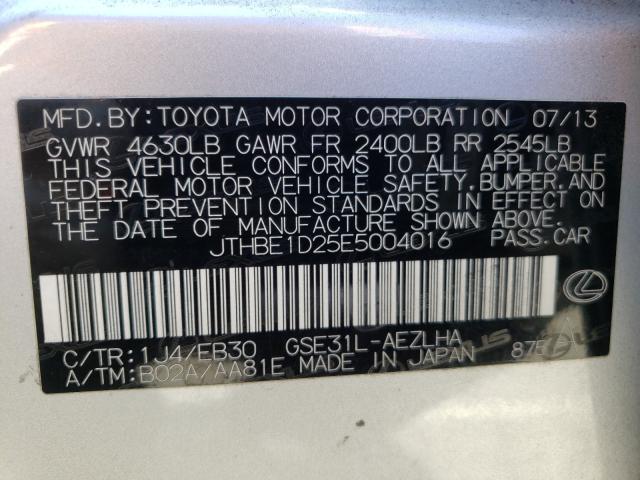 2014 LEXUS IS 350 JTHBE1D25E5004016