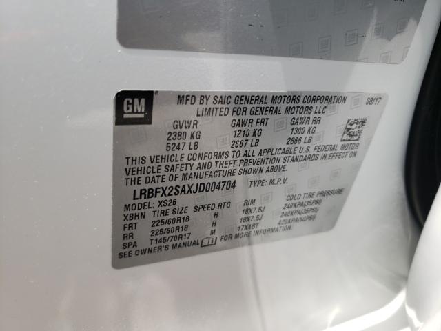 2018 BUICK ENVISION E LRBFX2SAXJD004704