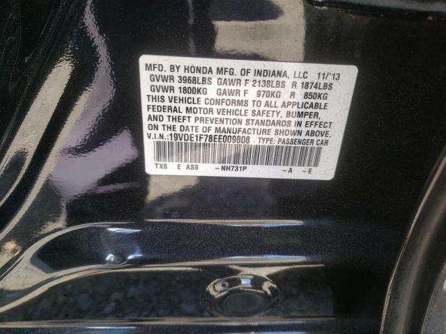 2014 ACURA ILX 19VDE1F78EE009808