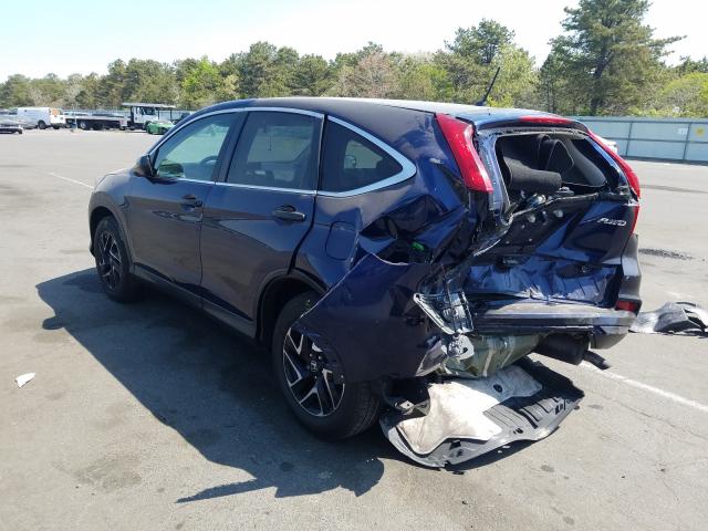 2016 HONDA CR-V SE 2HKRM4H40GH668405