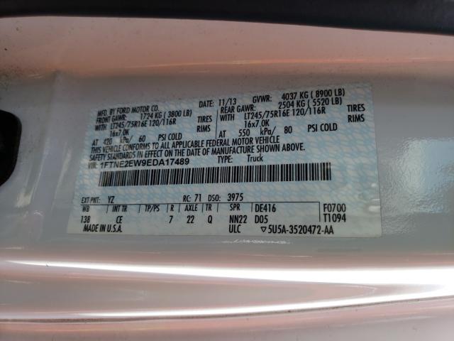 2014 FORD ECONOLINE 1FTNE2EW9EDA17489