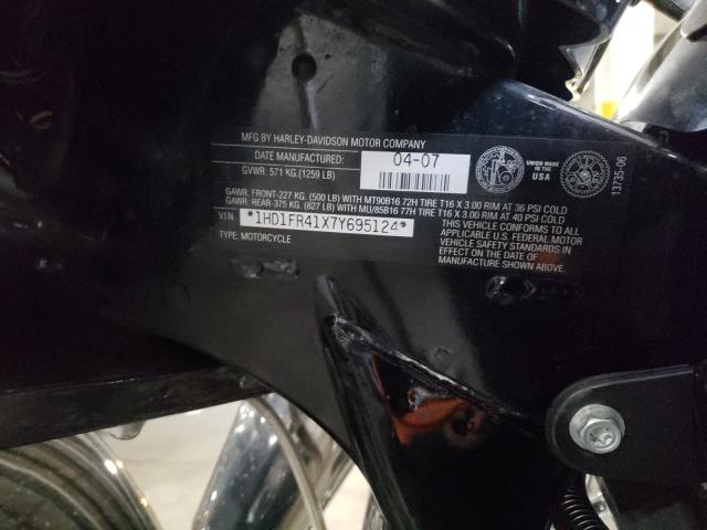 2007 HARLEY-DAVIDSON FLHRCI 1HD1FR41X7Y695124