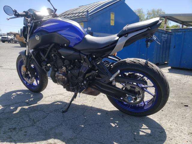 2020 YAMAHA MT07 C JYARM27Y0LA001386