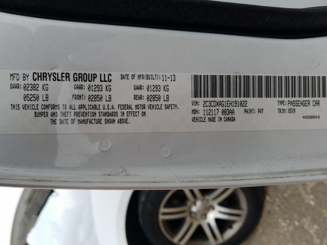 2014 DODGE CHARGER PO 2C3CDXAG1EH191022